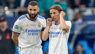 كريم بنزيما ولوكا مودريتش في ريال مدريد