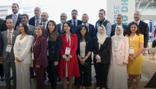 وفد دائرة الصحة - أبوظبي المشارك في المؤتمر