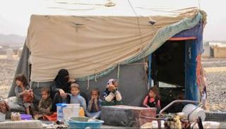 النازحون في مأرب اليمنية