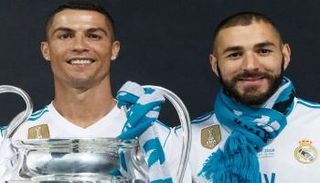 كريم بنزيما وكريستيانو رونالدو في ريال مدريد