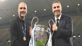 خلدون المبارك وبيب غوارديولا