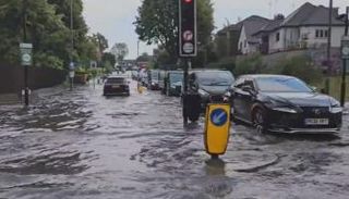 جانب من فيضانات بريطانيا