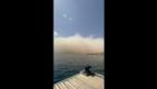 فيديو لعاصفة رملية مرعبة ضربت الأردن من مصر