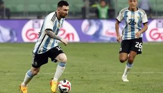 ليونيل ميسي نجم منتخب الأرجنتين