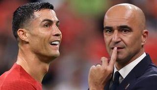 روبرتو مارتينيز وكريستيانو رونالدو في منتخب البرتغال