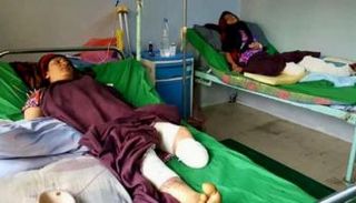 نساء ضحايا هجمات الحوثي - أرشيفية