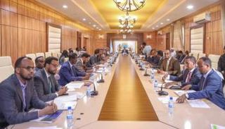 جانب من اجتماع مجلس الوزراء في الصومال