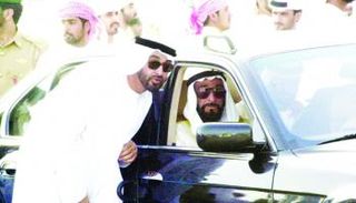 الشيخ محمد بن زايد ووالده المغفور له