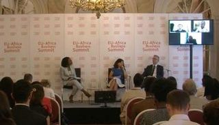 جانب من فعاليات قمة الأعمال الأوروبية الأفريقية
