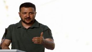 الرئيس الأوكراني فولوديمير زيلينسكي - رويترز