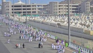 حجاج في مشعر  منى بالسعودية - أرشيفية