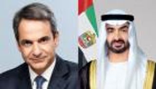 محمد بن زايد ورئيس وزراء اليونان.. تهنئة بإعادة الانتخاب وبحث الشراكة
