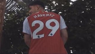 كاي هافيرتز بقميص فريق أرسنال