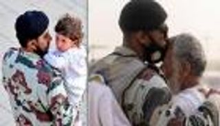 رجال الأمن في الحج.. مشاهد إنسانية تأسر القلوب (صور)
