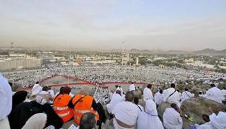 الحجاج في المشاعر المقدسة