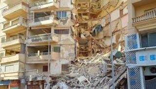 عقار الإسكندرية المنهار 