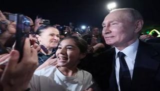 الرئيس الروسي فلاديمير بوتين خلال زيارته لداغستان 