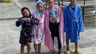 الأطفال المصابون في حادثة مدينتي  - أرشيفية