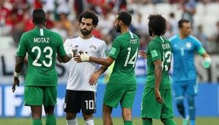 محمد صلاح في مباراة مصر والسعودية - أرشيفية