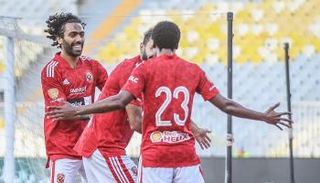 جانب من مباراة الاتحاد السكندري والأهلي