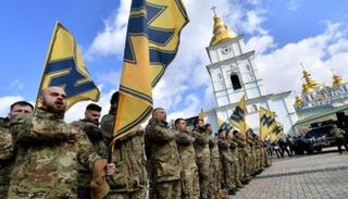 عناصر من كتيبة آزوف - أرشيفية