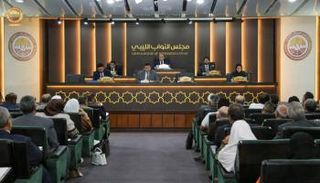 جانب من جلسة سابقة للبرلمان الليبي برئاسة عقيلة صالح - النواب الليبي