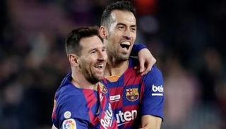 بوسكيتس وميسي