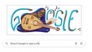 أسماء حمزة تزين واجهة غوغل