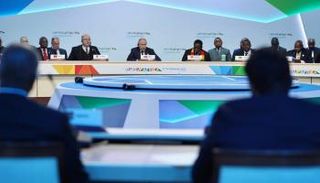 جانب من فعاليات القمة الروسية الأفريقية