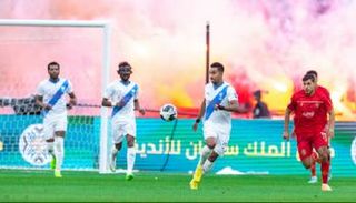 من مباراة الهلال والوداد المغربي