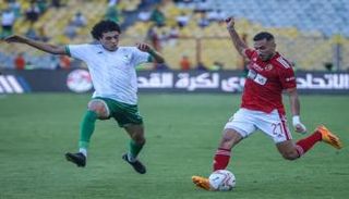 جانب من مباراة الأهلي والمصري