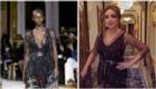 أنغام تعدّل فستانها في حفل جدة.. "أغلقت فتحة الصدر" (صور)