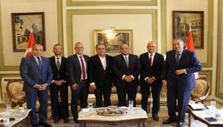 جانب من اجتماعات وزير الصناعة المصري في تركيا