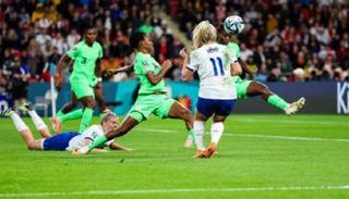 من مباراة إنجلترا ونيجيريا في كأس العالم للسيدات 2023