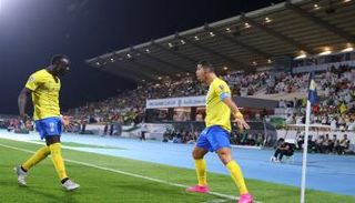 كريستيانو رونالدو من مباراة النصر والشرطة