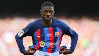 عثمان ديمبلي بقميص برشلونة