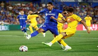 من مباراة خيتافي وبرشلونة 