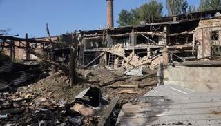 مبان مدمرة جراء القصف الروسي على أوكرانيا - فرانس برس