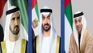رئيس دولة الإمارات ونائباه