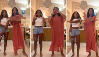 هند صبري وابنتها