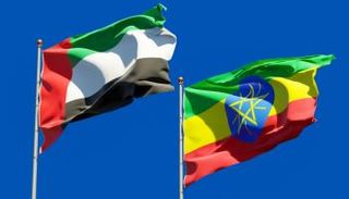 علما دولة الإمارات وإثيوبيا - أرشيفية