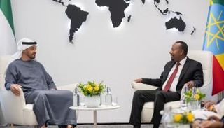 محمد بن زايد وآبي أحمد