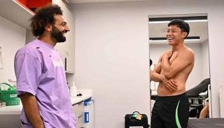 محمد صلاح مع إيندو في ليفربول