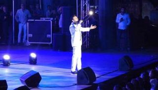 صابر الرباعي خلال الحفل