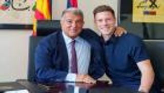 تير شتيغن ينقذ موسم برشلونة بعقد جديد