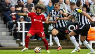 محمد صلاح أمام نيوكاسل