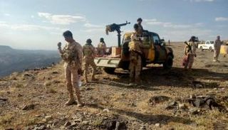 جنود من القوات الجنوبية بجبهة الحد يافع- أرشيفية