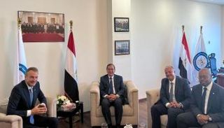جانب من لقاء وزير البترول المصري ورئيس بريتش بتروليوم