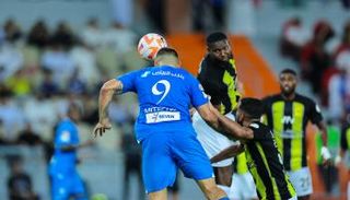 من مباراة الهلال والاتحاد - الدوري السعودي