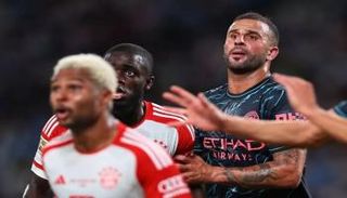 كايل ووكر نجم مانشستر سيتي أمام بايرن ميونخ